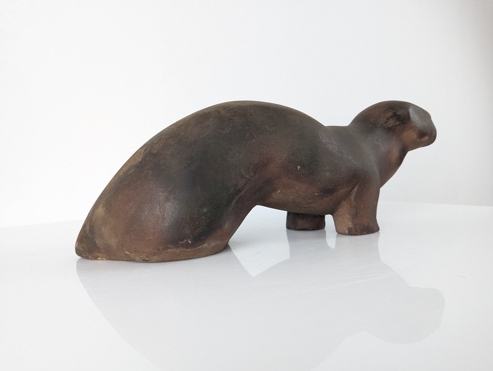 Elena Laverón, Otter, 1980s, Ceramic