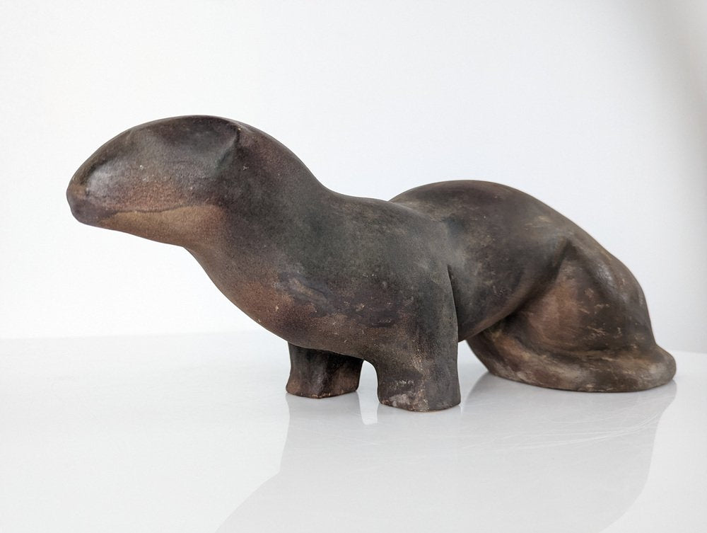 Elena Laverón, Otter, 1980s, Ceramic