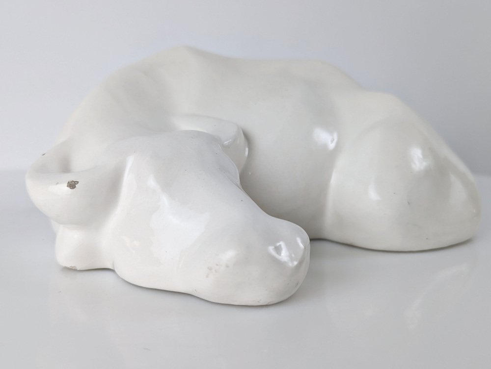 Elena Laverón, Resting Water Buffalo, 1980s, Ceramic