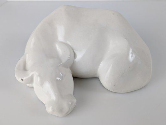 Elena Laverón, Resting Water Buffalo, 1980s, Ceramic-JJT-1475101