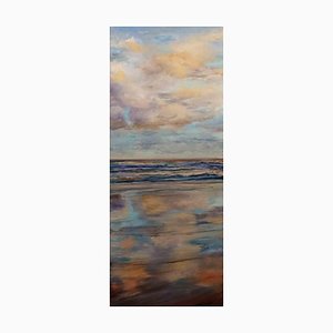 Elena Mardashova, Afternoon Beach, Oil Painting, 2020-ZCI-1781499