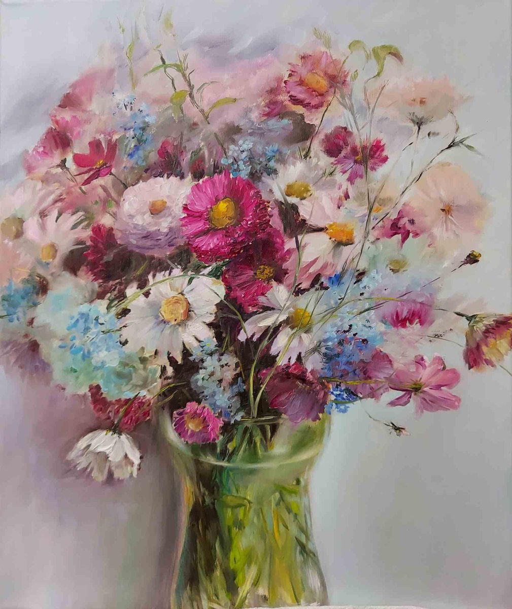 Elena Mardashova, Spring Mood, Oil Painting, 2022