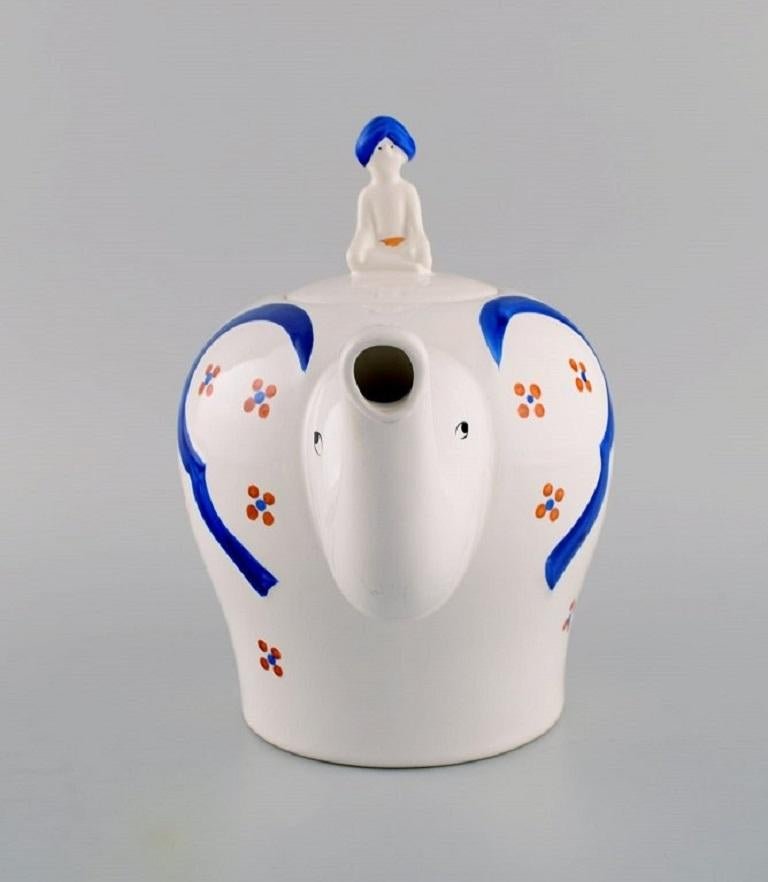 Elephant Teapot by Lisa Larson