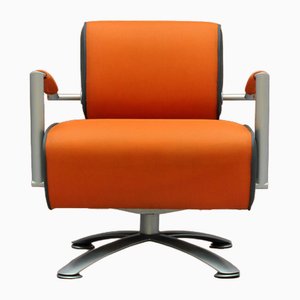 Elipsis Armchair in Orange Fabric-HDZ-1736712