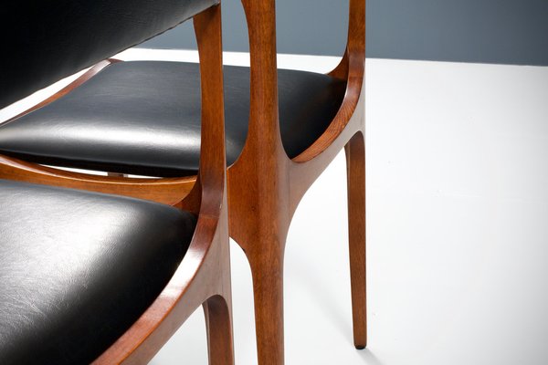 Elisbetta Dining Chairs attributed to Giuseppe Gibellei, Italy, 1963, Set of 4-ITV-1801630