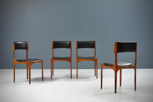 Elisbetta Dining Chairs attributed to Giuseppe Gibellei, Italy, 1963, Set of 4-ITV-1801630