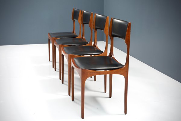 Elisbetta Dining Chairs attributed to Giuseppe Gibellei, Italy, 1963, Set of 4-ITV-1801630