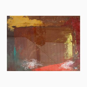 Eliseo Domingo, Agape, Oil & Mixed Media on Canvas, Framed-PTH-1350599