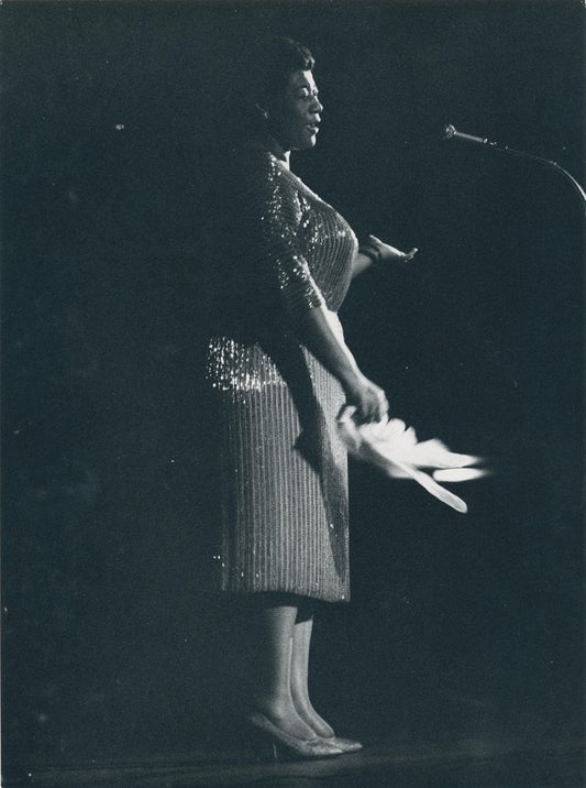 Ella Fitzgerald on Stage, 20th Century, Photograph