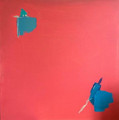 Ellie Sanchez-Galiano, Red Sea, 2021, Acrylic on Canvas-QNR-1151716