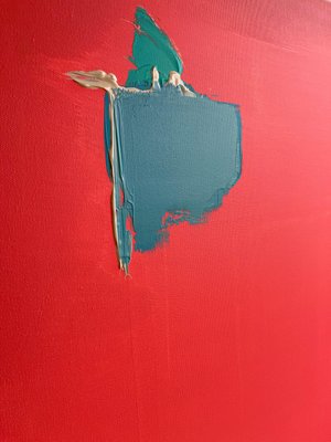 Ellie Sanchez-Galiano, Red Sea, 2021, Acrylic on Canvas-QNR-1151716