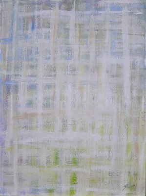 Ellie Sanchez-Galiano, Woven, 2022, Acrylic on Canvas-QNR-1191742