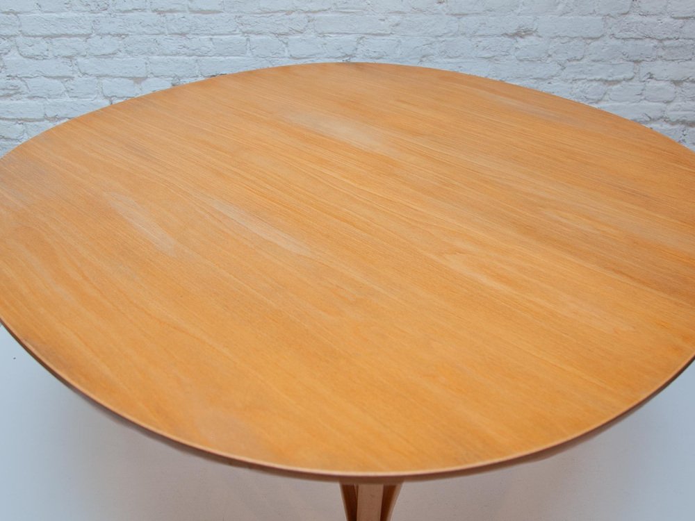 Ellipse Coffee Table attributed to Piet Hein & Bruno Mathsson for Fritz Hansen, 1990