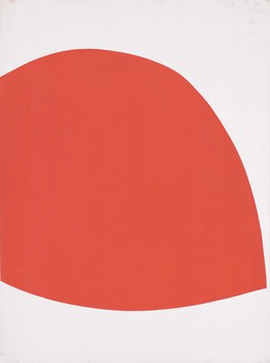 Ellsworth Kelly, Abstraction in Red, 1958, Original Lithograph-NRC-2021413