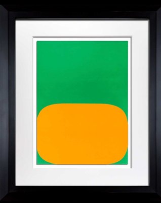 Ellsworth Kelly, Orange and Green, 1964, Lithograph-NRC-2028387