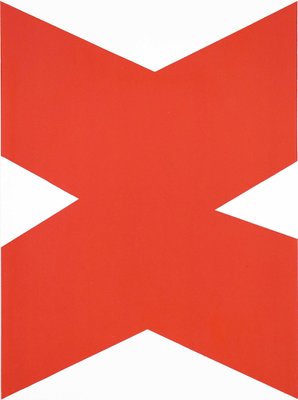 Ellsworth Kelly, Red Abstraction, 1958, Original Lithograph-NRC-2021411