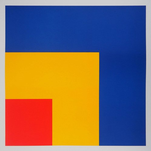 Ellsworth Kelly, Red, Yellow and Blue, Color Lithograph