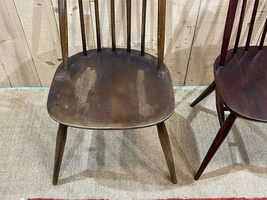 Elm Chairs from Ercol, 1970s, Set of 4-QYF-2024527