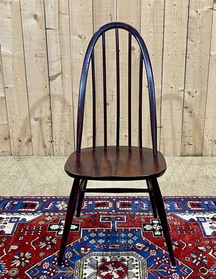 Elm Chairs from Ercol, 1970s, Set of 4-QYF-2024527