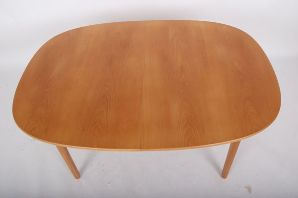 Elm Dining Table by Ole Wanscher for Poul Jeppesens Møbelfabrik-DQ-1058678