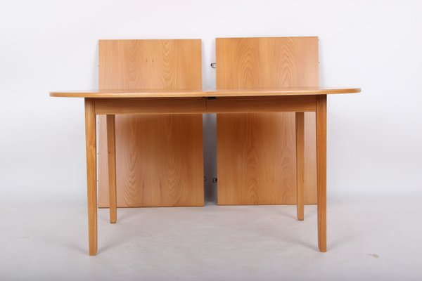 Elm Dining Table by Ole Wanscher for Poul Jeppesens Møbelfabrik-DQ-1058678