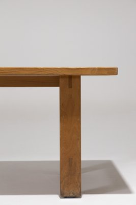 Elm Dining Table from Maison Regain, 1980s-QAC-2035322