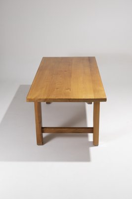 Elm Dining Table from Maison Regain, 1980s-QAC-2035322