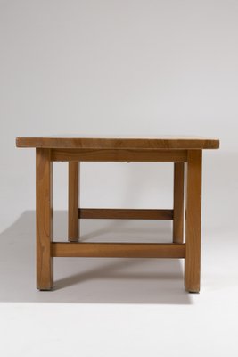 Elm Dining Table from Maison Regain, 1980s-QAC-2035322