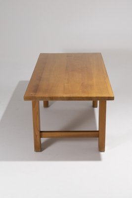 Elm Dining Table from Maison Regain, 1980s-QAC-2035322