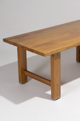 Elm Dining Table from Maison Regain, 1980s-QAC-2035322