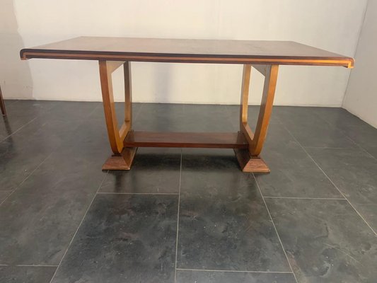 Elm & Maple Dining Table, 1940s-IJR-842582