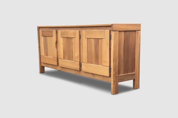 Elm Sideboard by Roland Haeusler for Maison Regain, 1970s-PDW-1396907