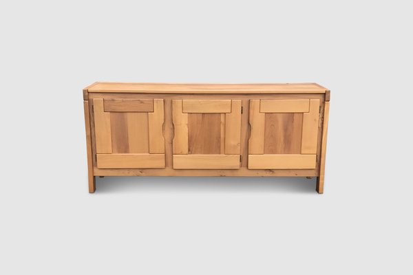 Elm Sideboard by Roland Haeusler for Maison Regain, 1970s-PDW-1396907