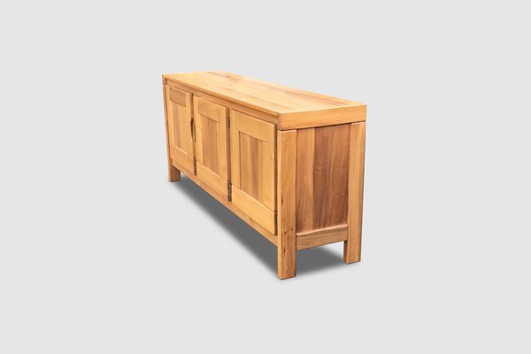 Elm Sideboard by Roland Haeusler for Maison Regain, 1970s-PDW-1396907