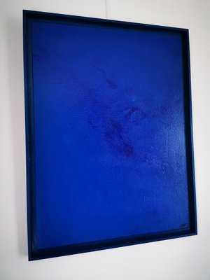 Elodie Dollat, Monochrome Bleu IV, 2019, Mixed Media on Canvas-CHG-2025661