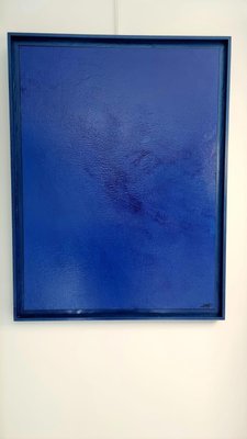 Elodie Dollat, Monochrome Bleu IV, 2019, Mixed Media on Canvas-CHG-2025661