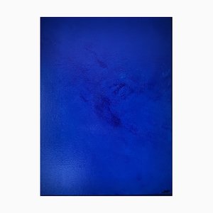 Elodie Dollat, Monochrome Bleu IV, 2019, Mixed Media on Canvas-CHG-2025661