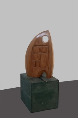 Elvio Becheroni, Construction with Secret, 1980, Wood Sculpture-RCE-1792219