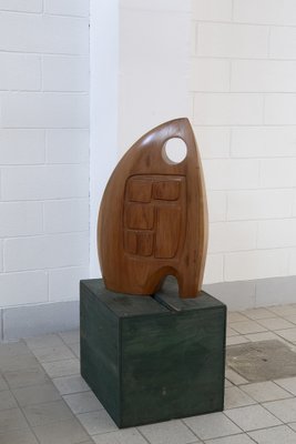 Elvio Becheroni, Construction with Secret, 1980, Wood Sculpture-RCE-1792219