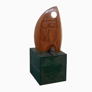 Elvio Becheroni, Construction with Secret, 1980, Wood Sculpture-RCE-1792219