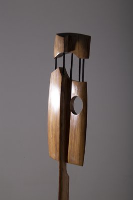 Elvio Becheroni, Totem, Walnut Sculpture-RCE-1787433