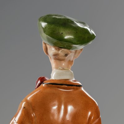 Elvir Otto, Art Nouveau Gentleman with Monocle, 1900s, Ceramic-QBR-1752669