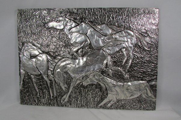 Embossed Aluminium Relief with Horse-RDN-1447001