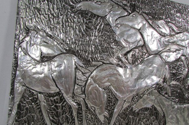 Embossed Aluminium Relief with Horse-RDN-1447001