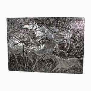 Embossed Aluminium Relief with Horse-RDN-1447001