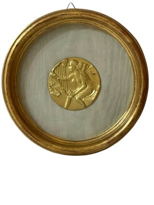 Embossed Gilded Bas-Relief after Salvador Dali-PKM-1717571