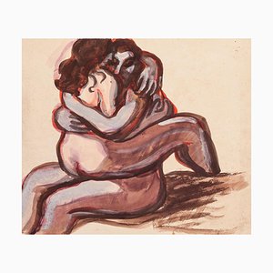 Embracing - Original Watercolor - 1950 ca. 1950 ca.-ZCI-757827