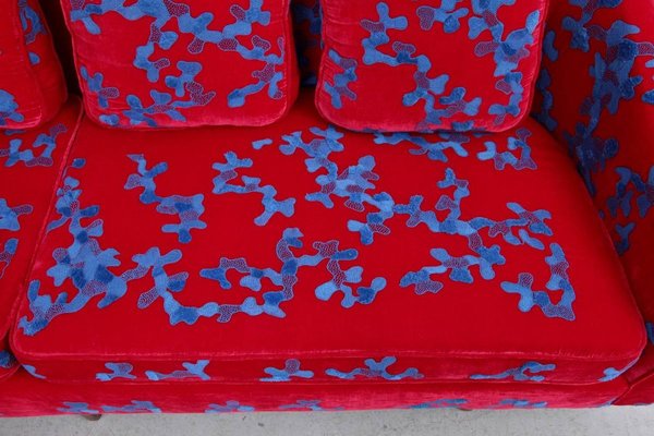 Embroidered Fabric Sofa by Harvey Probber, 1960s-SFD-631653