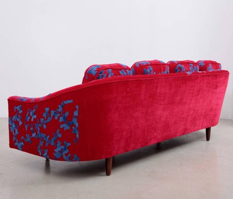 Embroidered Fabric Sofa by Harvey Probber, 1960s-SFD-631653