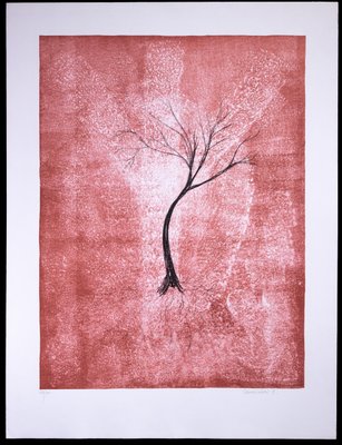 Emilio Conciatori, Tree, Original Lithograph, 1970s-ZCI-1179735